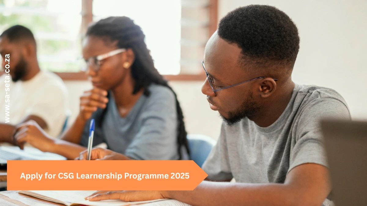 CSG Learnership Programme 2025